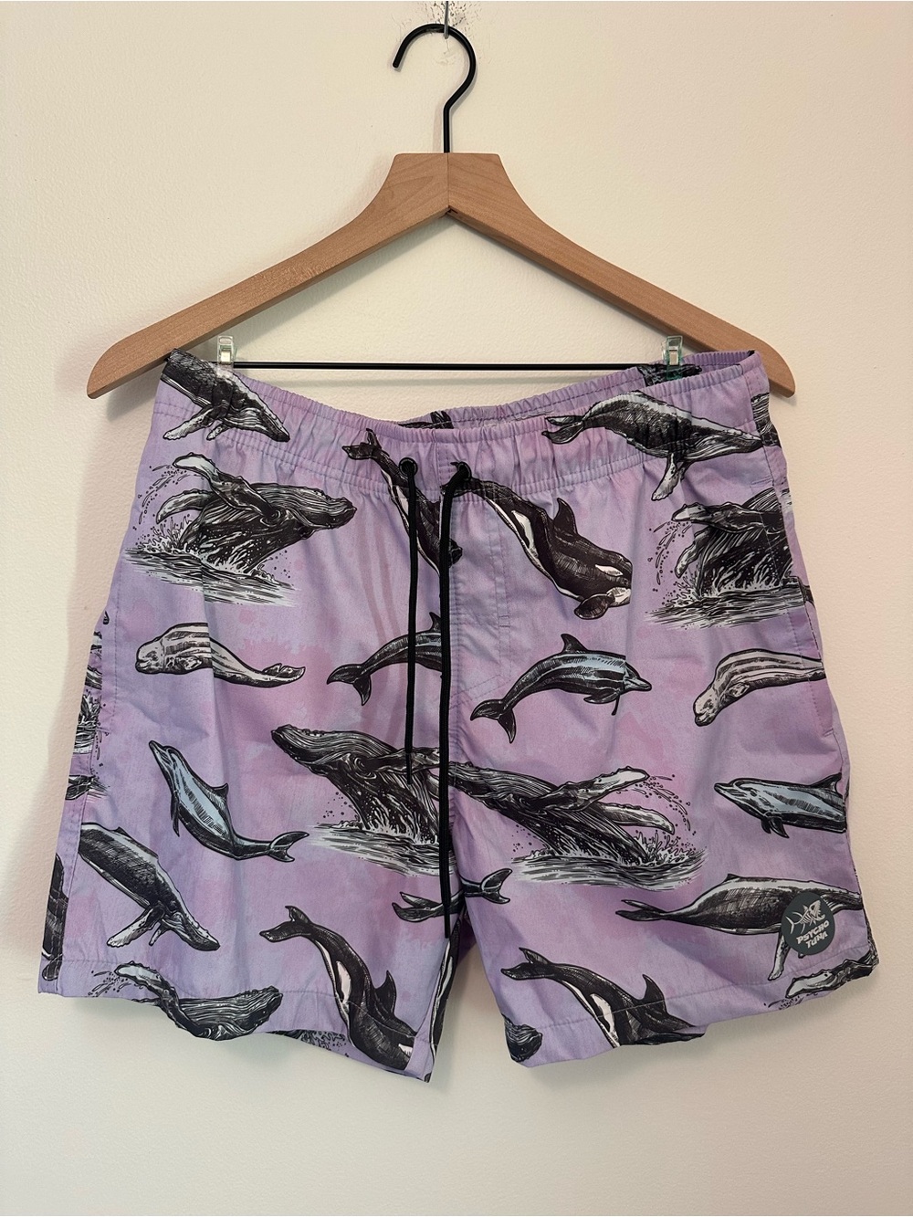 Psycho Tuna Purple Sea World Board Shorts Swim Trunks